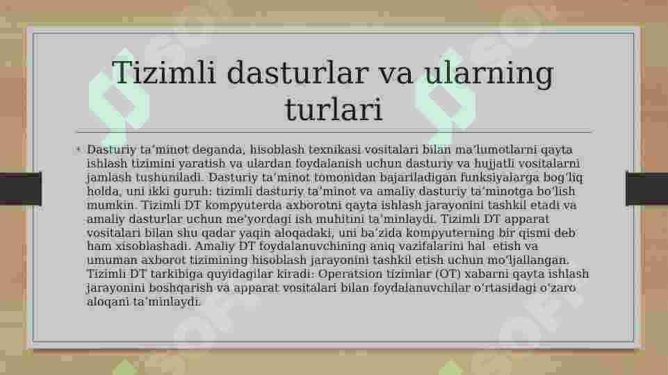 Operatsion tizimlar 5