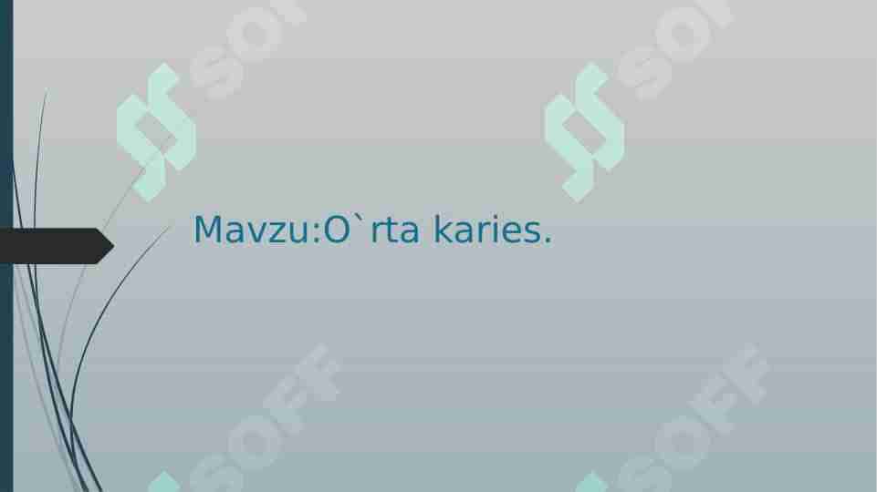 O`rta karies