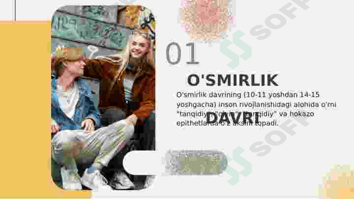 O’smir shahsning xususiyati 4
