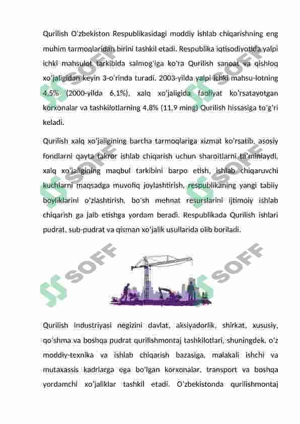 Qurilish firmalari bilan tanishuv amaliyot hisoboti 4