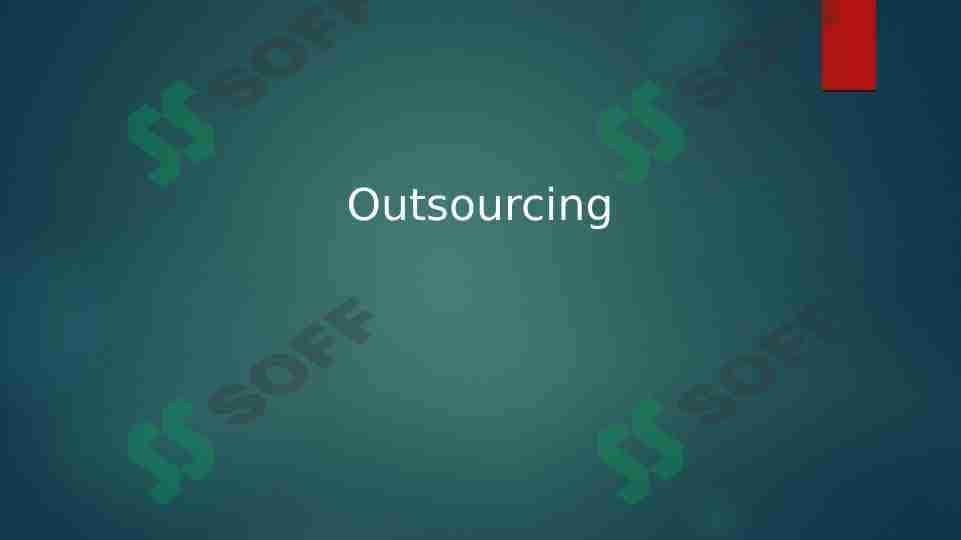 Outsourcing