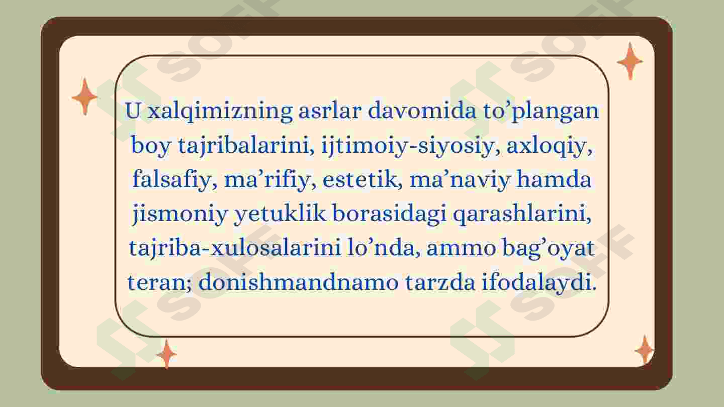 O'ZBEK XALQ PEDAGOGIKASI VA ISLOM TA'LIMOTIDA IJTIMOIY PEDAGOGIK G'OYALAR 4