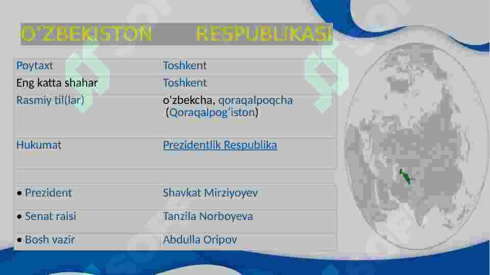 O’zbekiston Iqtisodiyoti 3