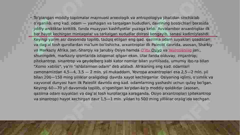 POLEOLIT DAVRI 3