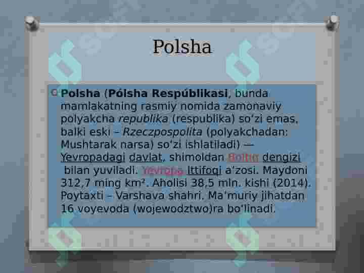 Polsha  davlati  haqida 2