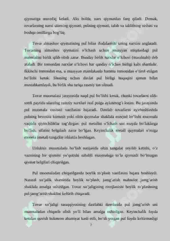 PUL-KREDIT SIYOSATI 7