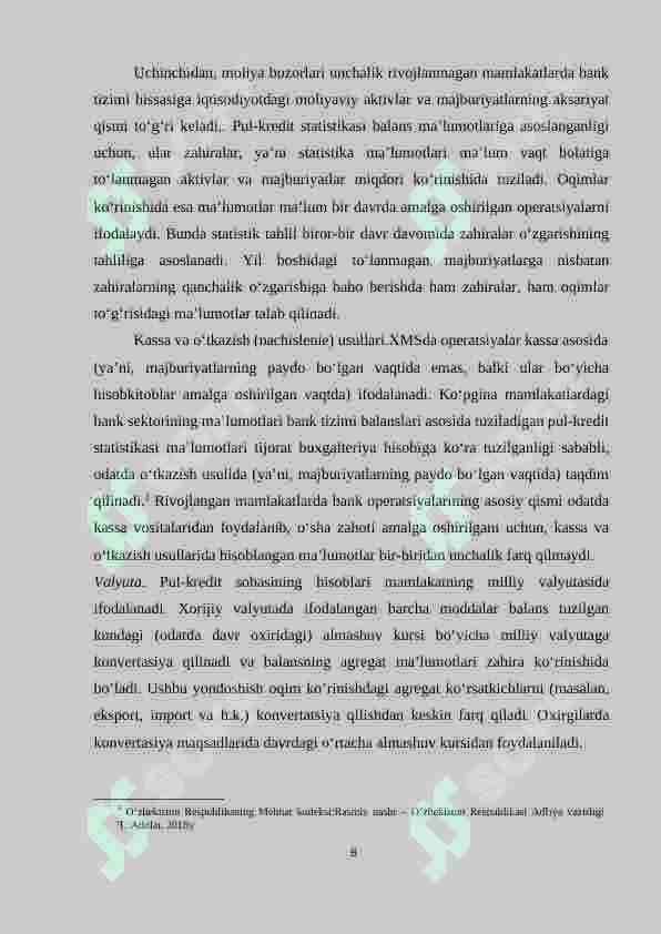 PUL KREDIT SIYOSATI 8