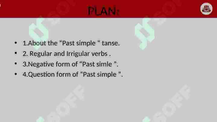 Past Simple 2
