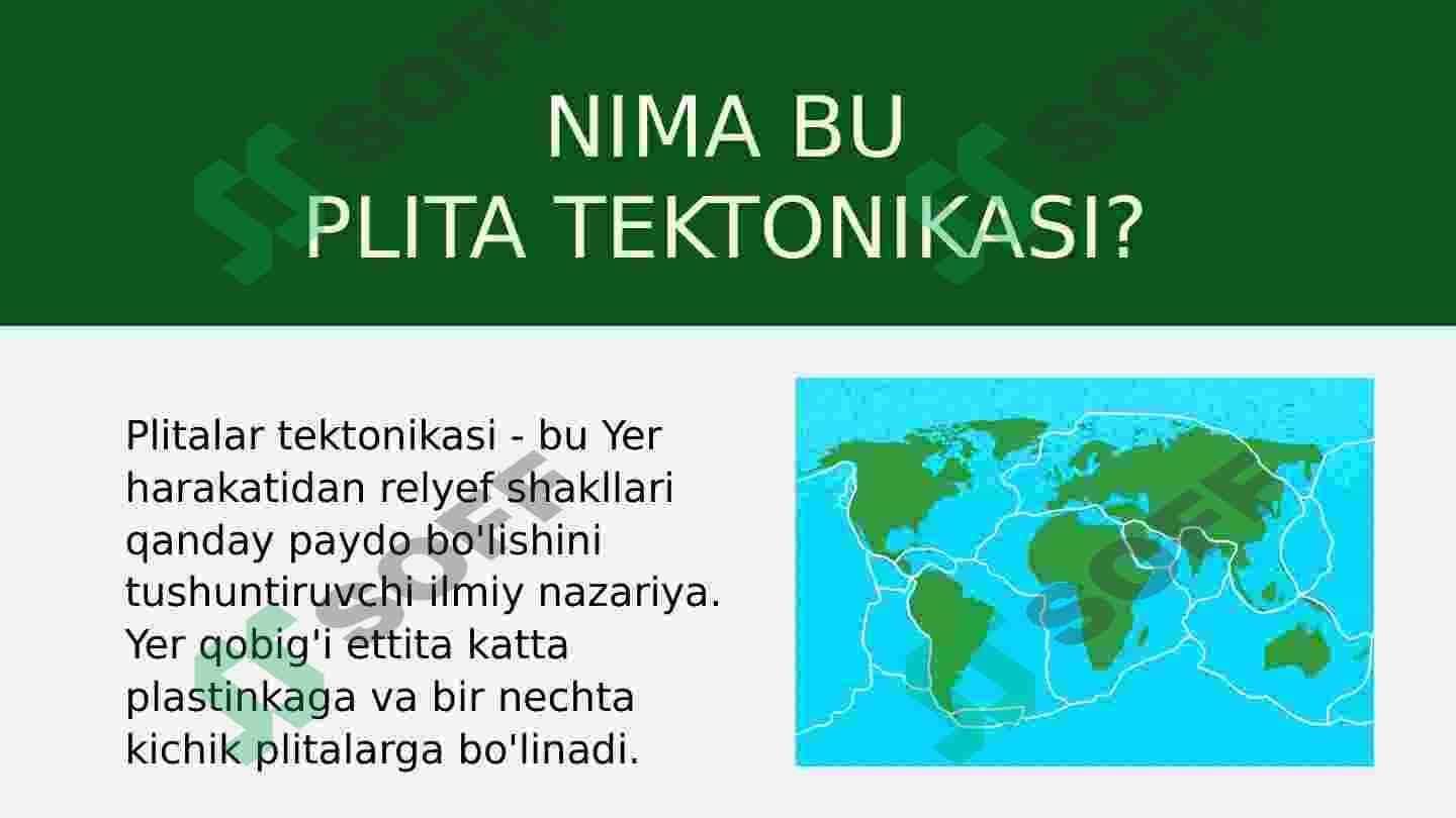Plitlar tektonikasi 2