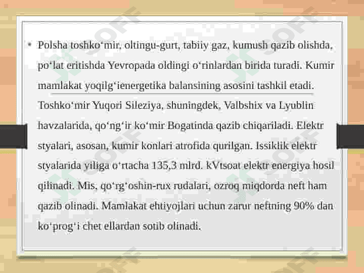 Polsha iqtisodiyoti 4