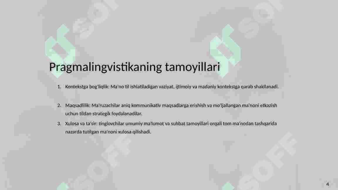 Pragmalingvistika 4