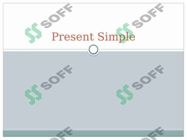 Present Simple