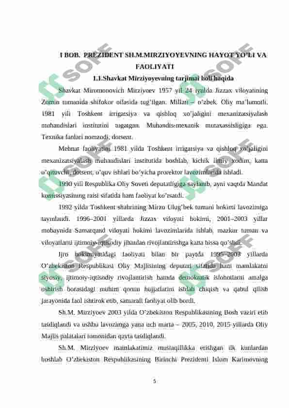 Prezident Sh.M.Mirziyoyev asarlarining ta’limiy-tarbiyaviy ahamiyati 5