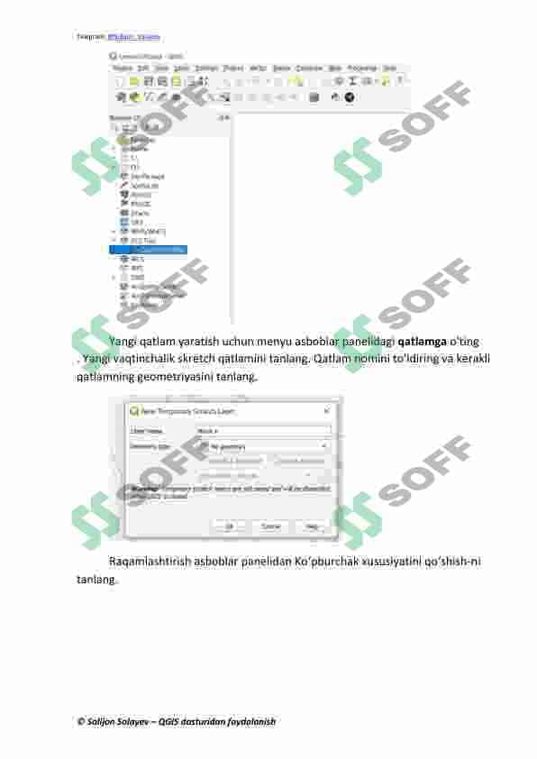 QGIS dasturidan foydalanish 4