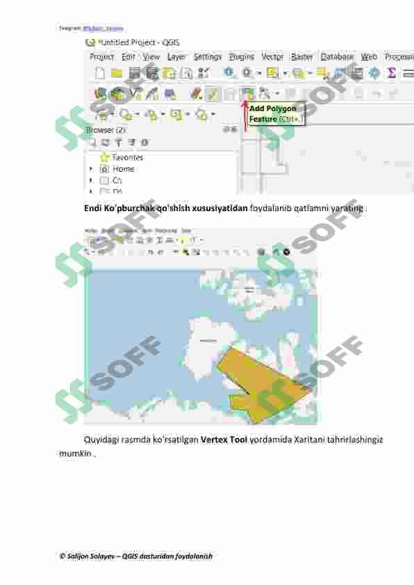 QGIS dasturidan foydalanish 5