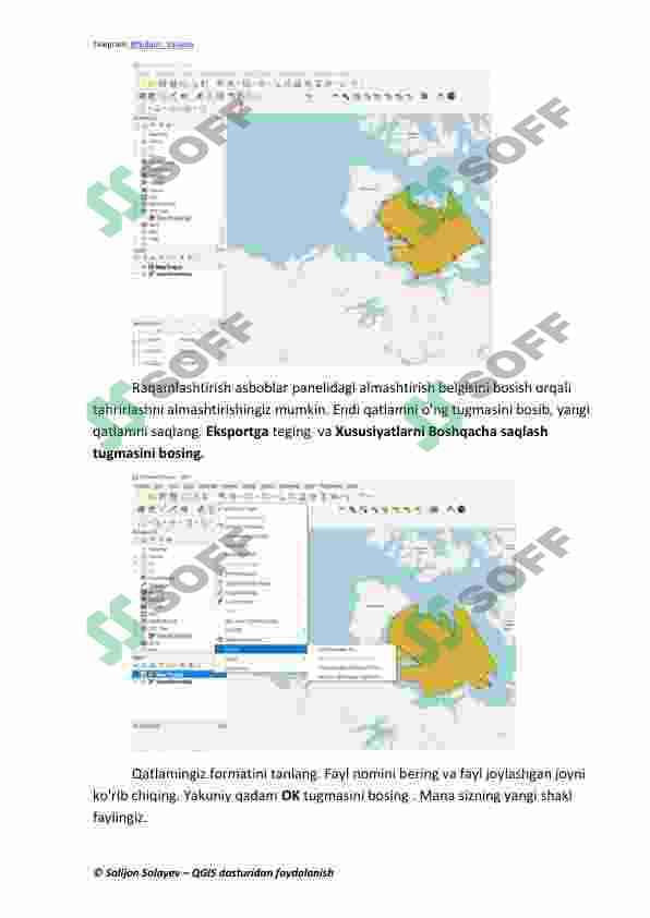 QGIS dasturidan foydalanish 6