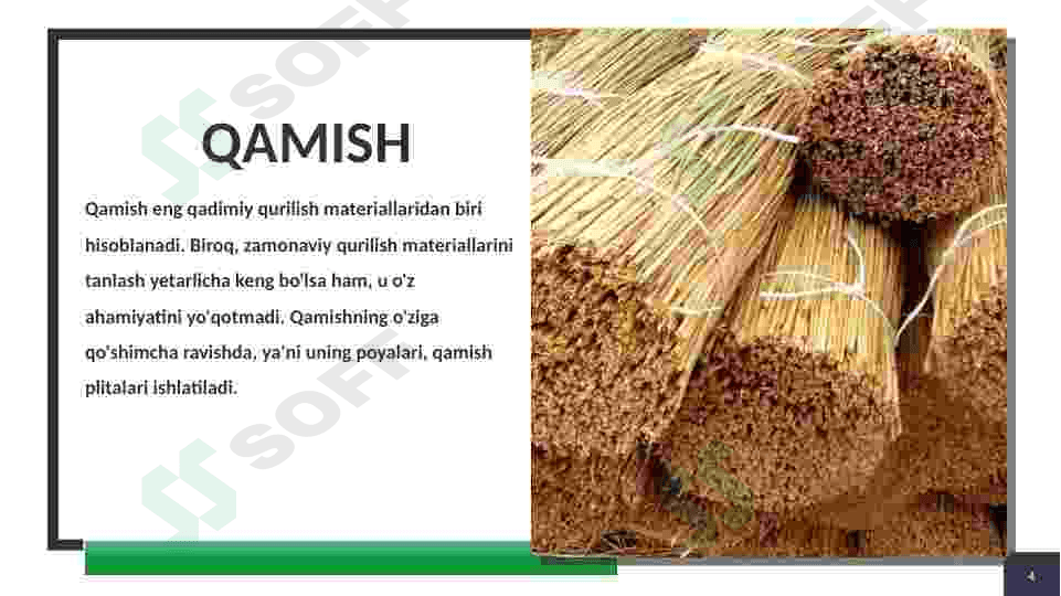 Qamishli plitalarni qurilishda qo’llash 4
