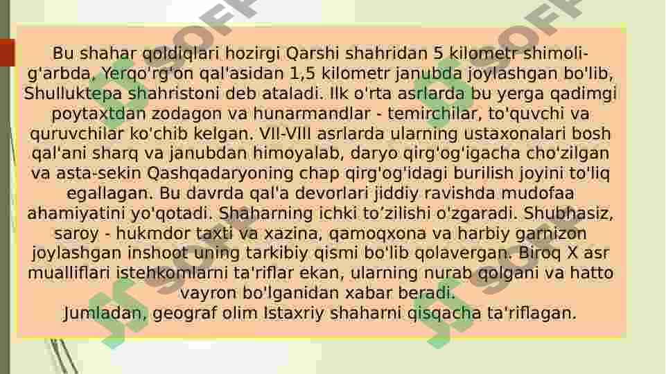 Qashqadaryo vohasi shaharlari 2