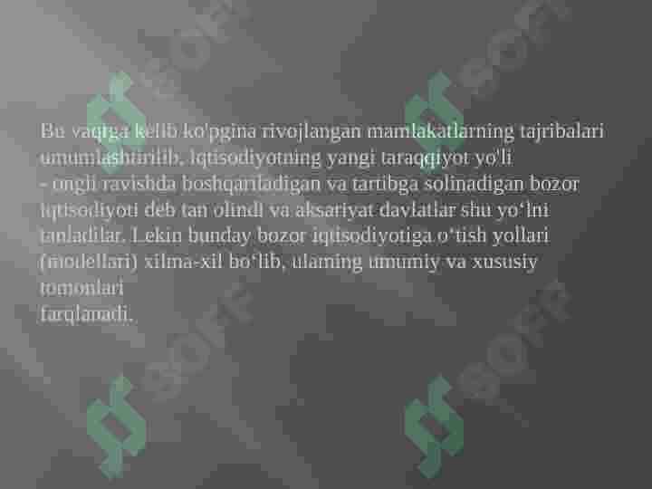 Bozor iqtisodiyoti 2