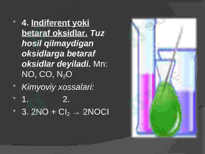 Anorganik birikmalarning eng muhim sinflarini o'qitish metodikasi 8