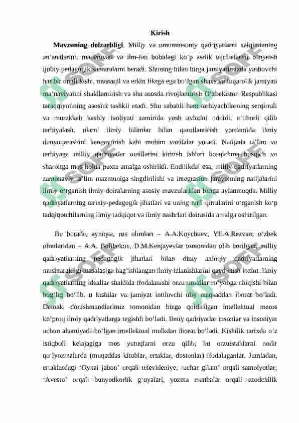 Milliy axloqiy tarbiyani amalga oshirishda milliy qadriyatlarning o’rni 2