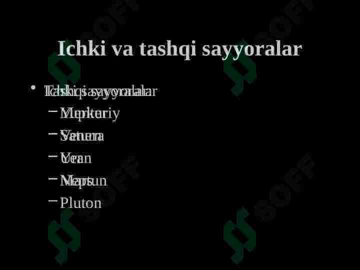 Quyosh sistemasi 3