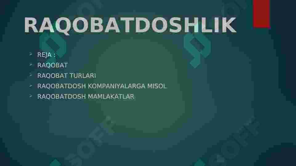 RAQOBATDOSHLIK 2