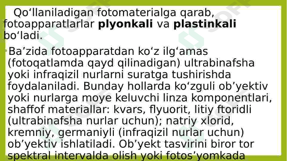 Raqamli fotoappart va kameralar 4