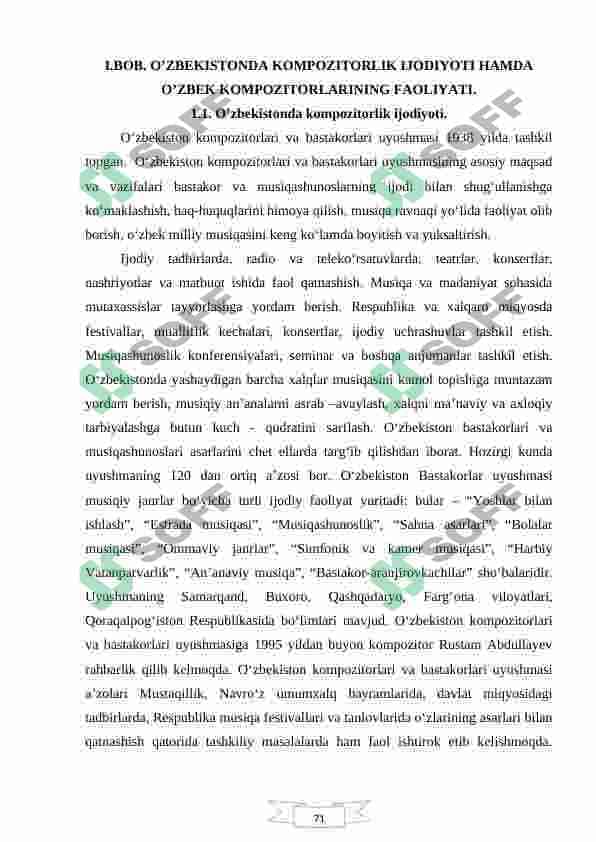 XXI  ASR  O’ZBEK  KOMPOZITORLARINING  YARATGAN ASARLARIDA  MILLIY  IJODIY  YONDASHUVLAR 5