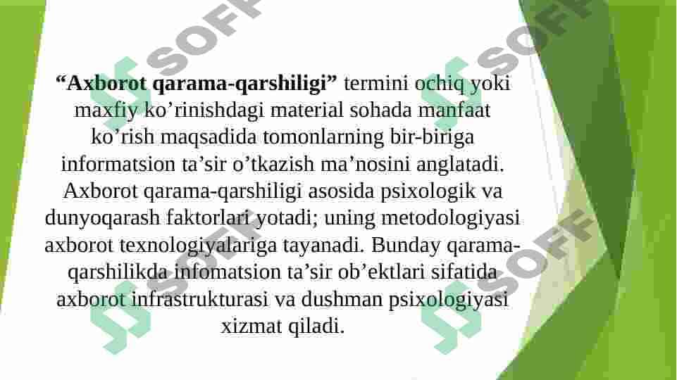 Axborot urushlari davrida mediamadaniyatning o’rni 3