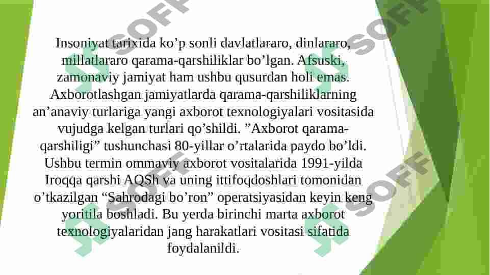 Axborot urushlari davrida mediamadaniyatning o’rni 4
