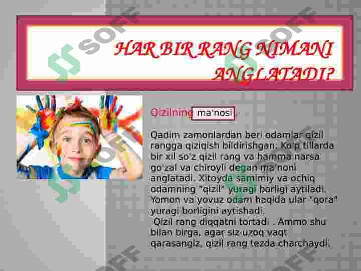 Rang psixologiyasi 3