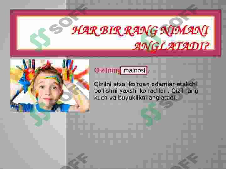 Rang psixologiyasi 4
