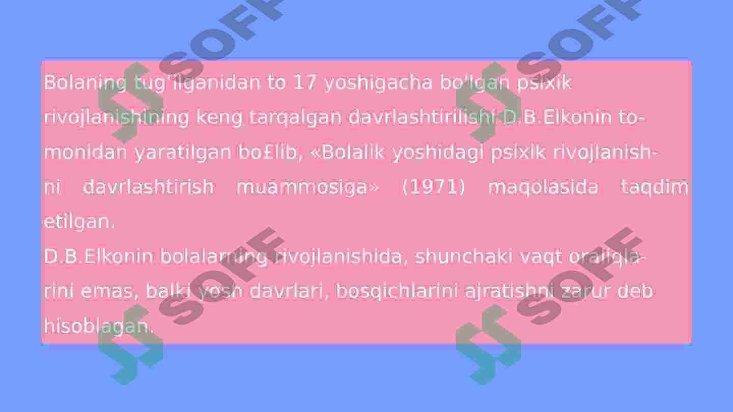RIVOJLANISH PSIXOLOGIYASI 4