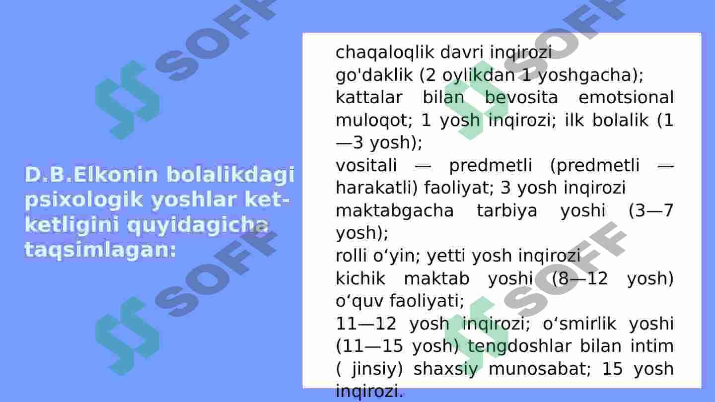 RIVOJLANISH PSIXOLOGIYASI 6