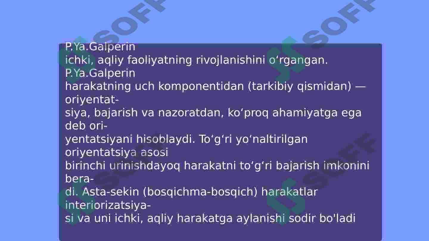 RIVOJLANISH PSIXOLOGIYASI 8