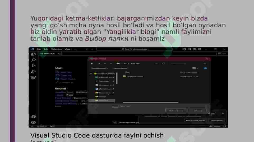 YANGILIKLAR BLOGI WEB-SAYTINI YARATISH 7