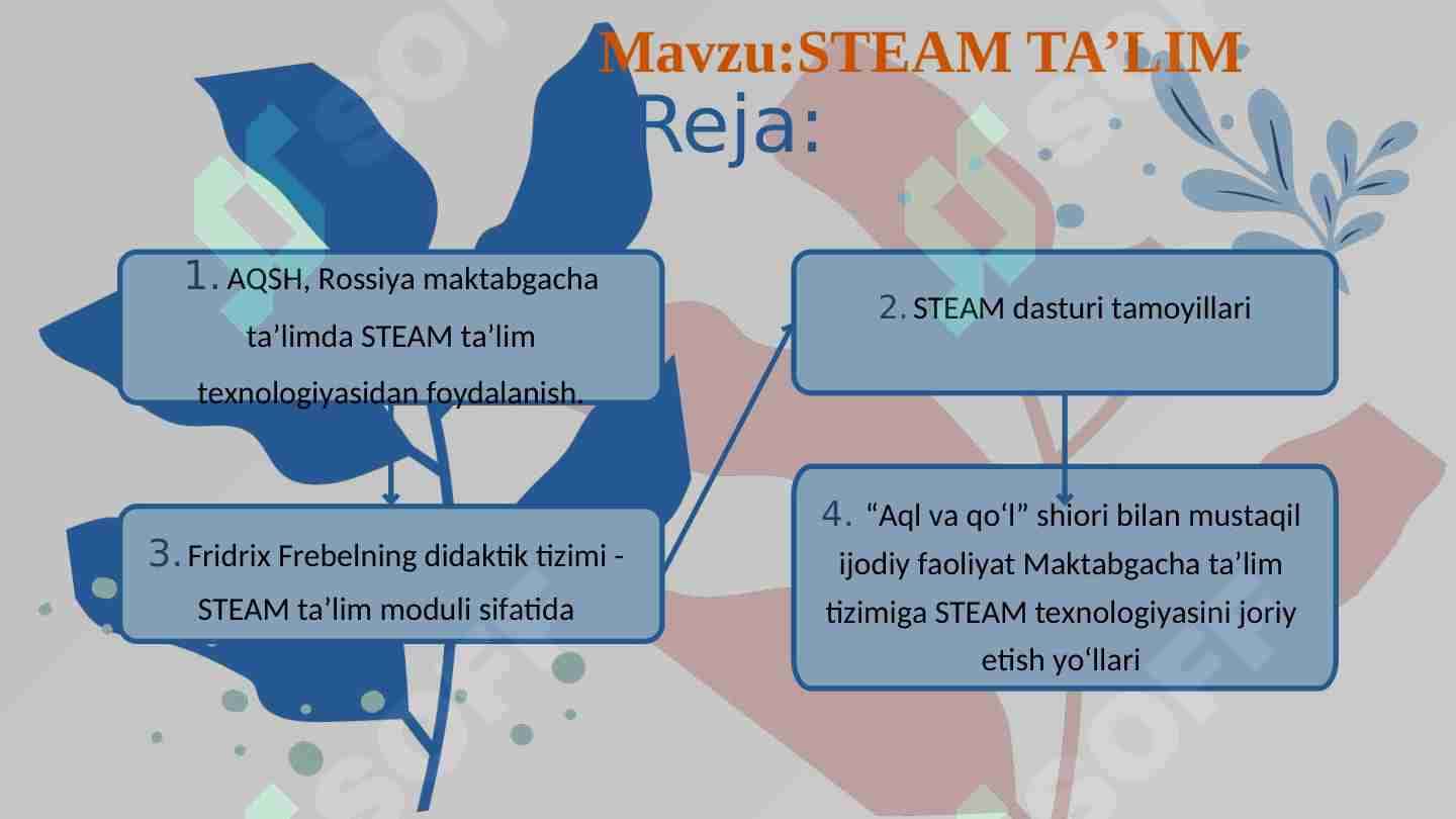 Steam ta'lim