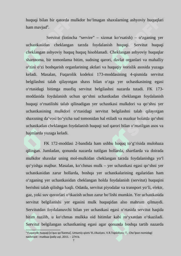 SERVITUT HUQUQI 8