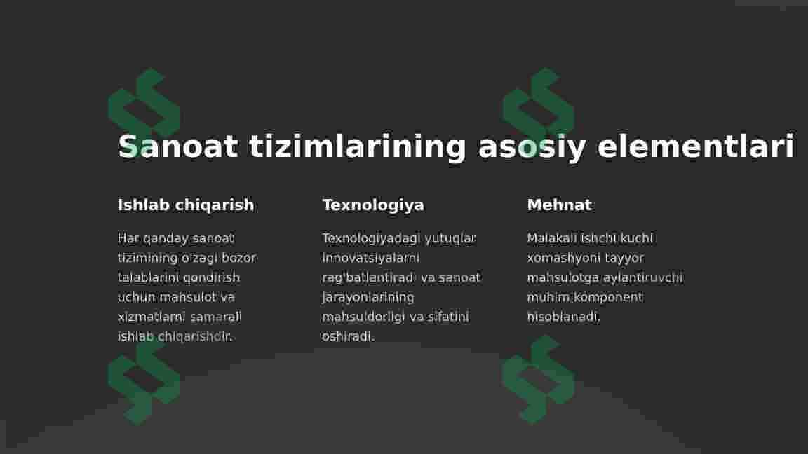 Sanoat va xo‘jalik yo'llarining elementlarini o‘rganish 2
