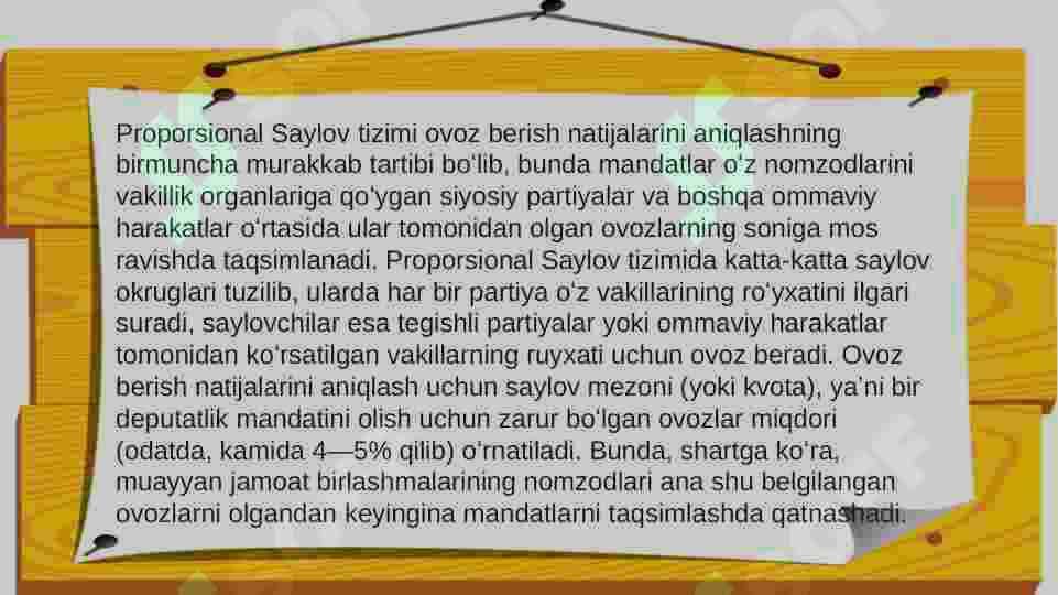 Saylov tizimi 6