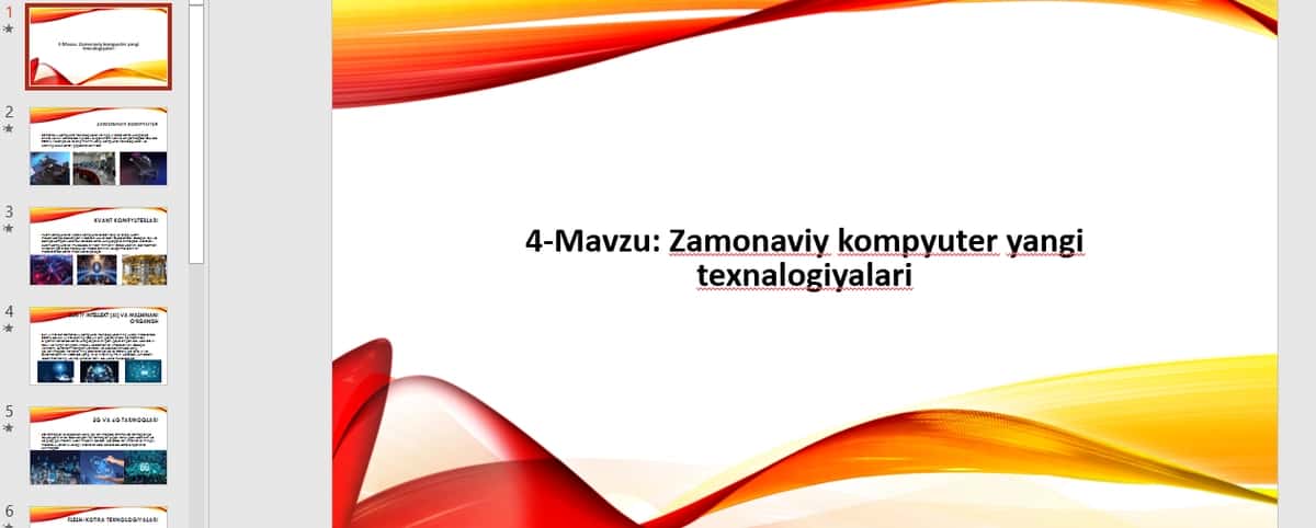 Zamonaviy kompyuter yangi texnalogiyalari 1