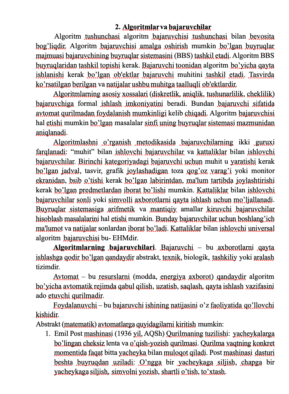 Algoritm va uning turlari 4