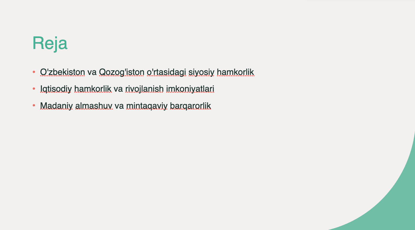 O'zbekiston va Qozog'iston hamkorligi 2