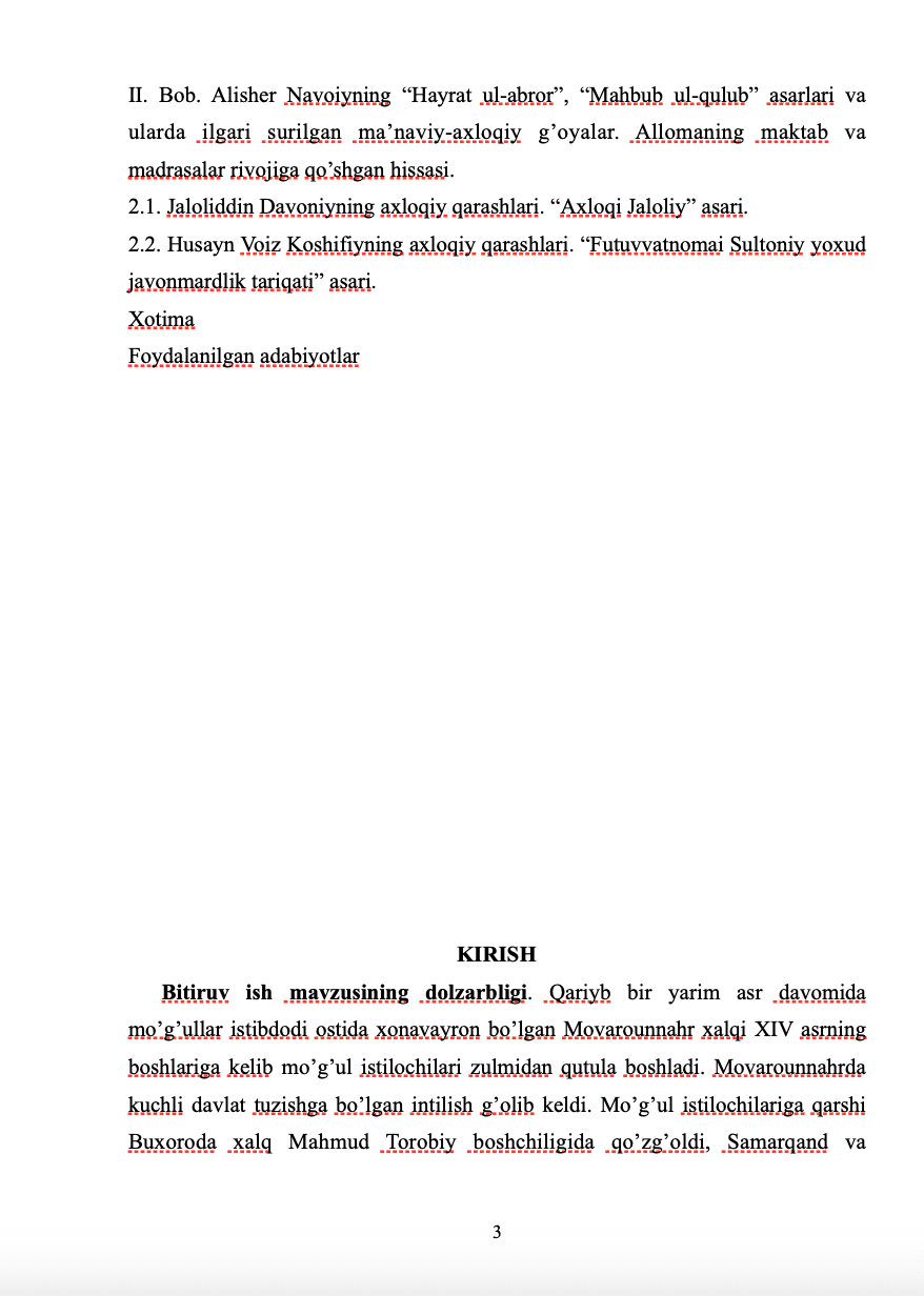 XIV  -  XV asrlarda Movorounnahrda ta’lim – tarbiya va pedagogik fikrlar 3