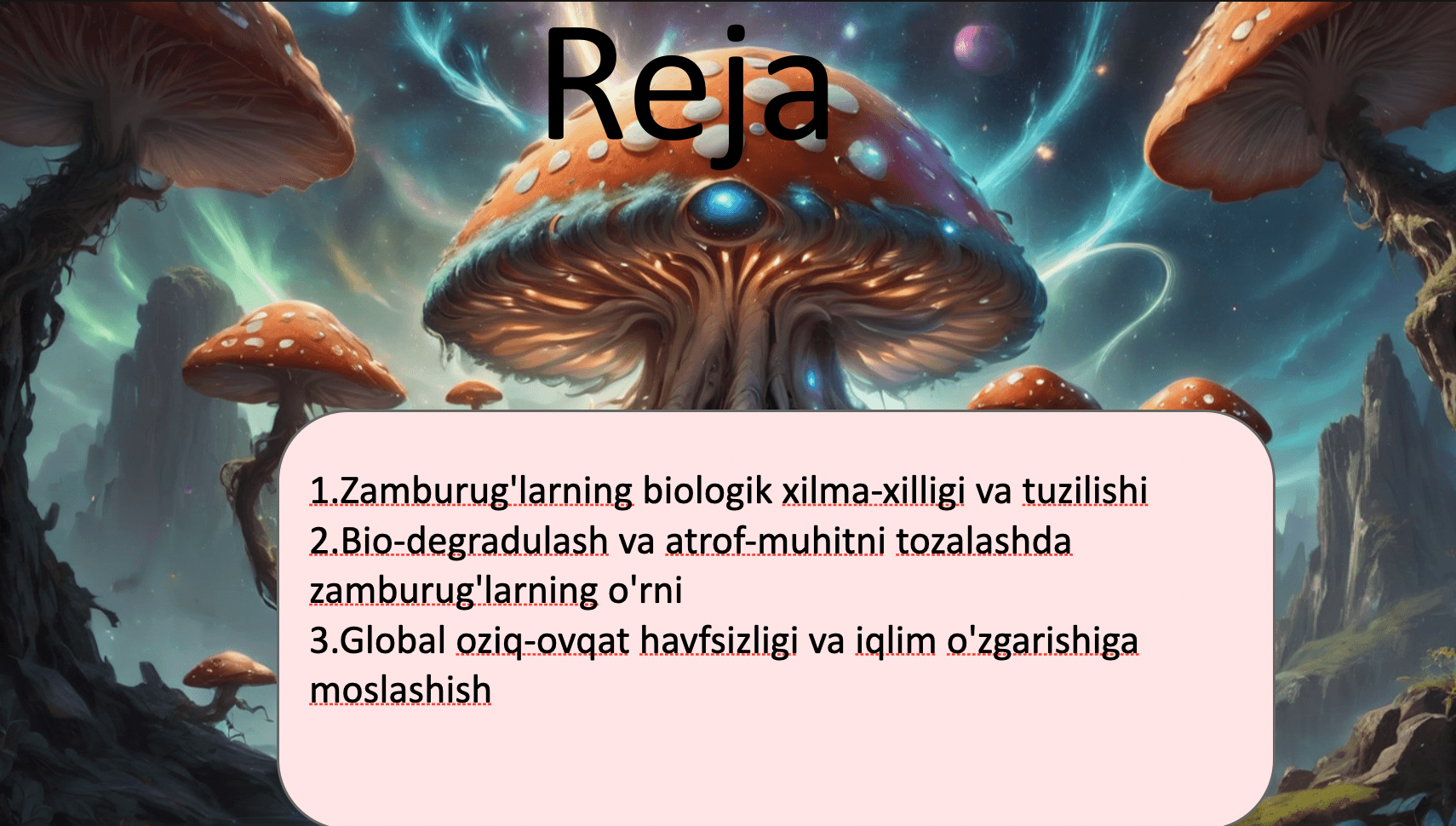 Zamburug'larning sanoat va qishloq xo'jaligida qo'llanishi 2