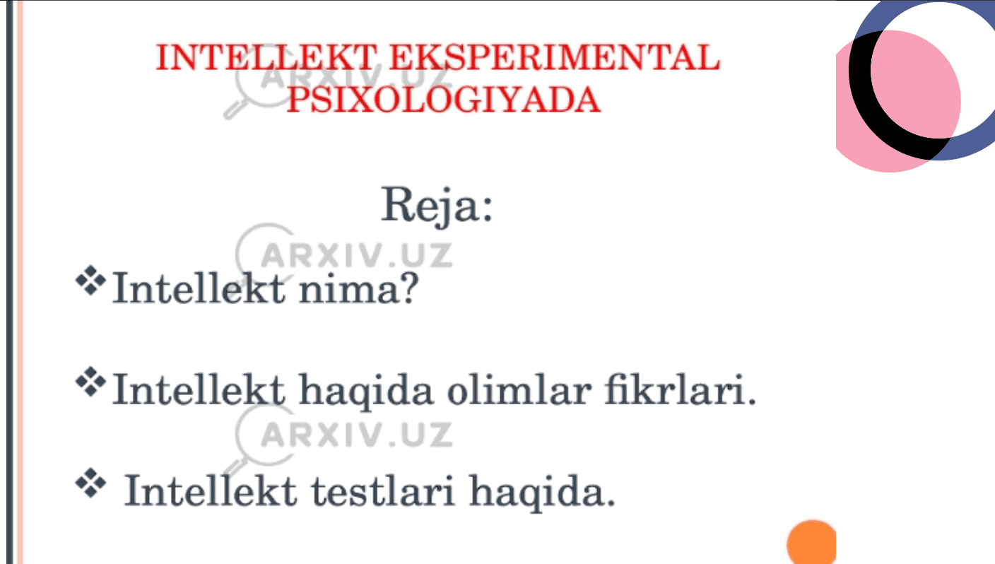 Intellekt va kreativlik nazariyalari. Temerament va uning nazariyalari 2