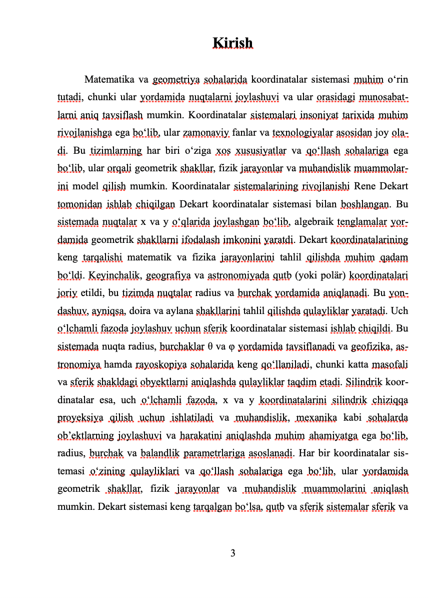 Koordinatalar sistemasi 3