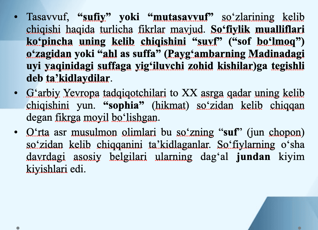 Tasavvuf ta'limotining sharq madaniyatiga ta'siri 4