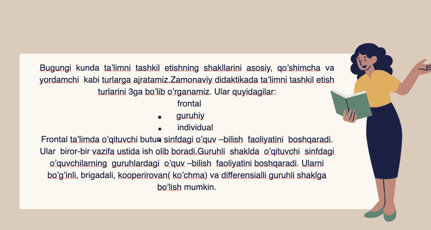 Dars -o'qitishning asosiy shakli sifatida 4